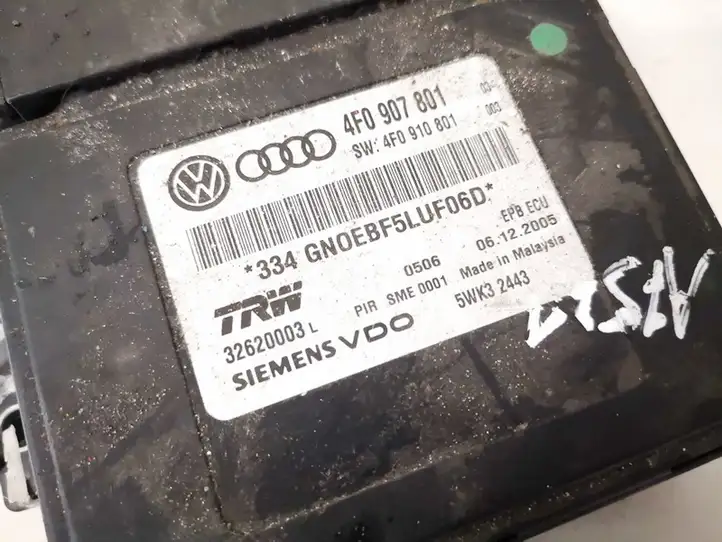 Audi A6 S6 C6 4F (2004 - 2008) 4f0907801 Блок управления тормозной системой — фото 2