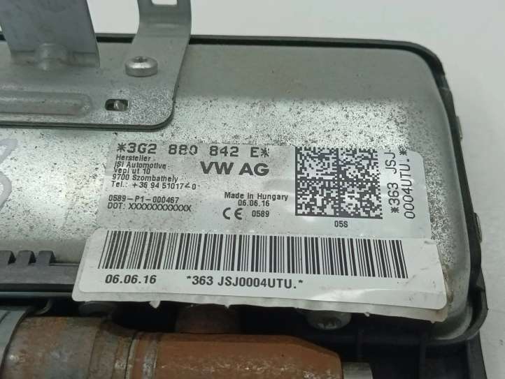 Volkswagen PASSAT B8 (2015 - )  3G2880842E Подушка безопастности колен