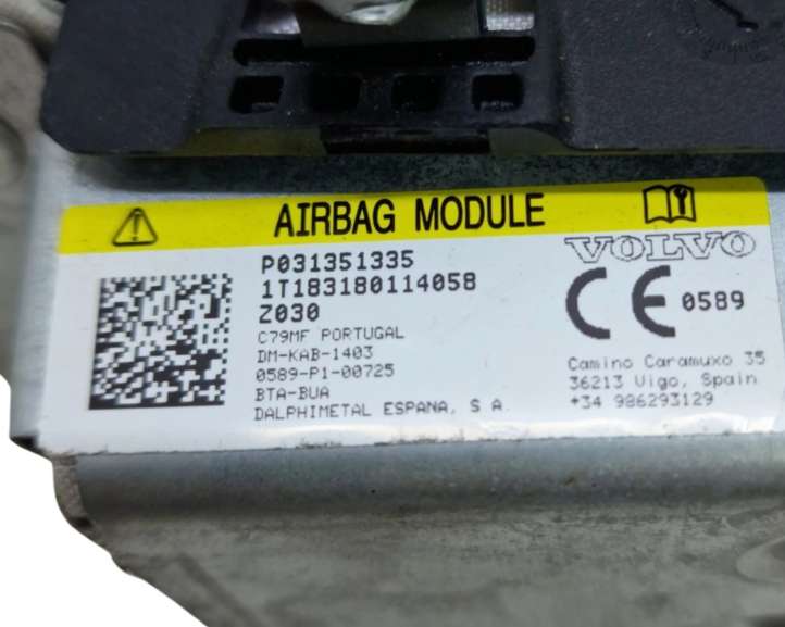 Volvo XC90 (2014 - 2019)  P031351335 Подушка безопастности колен
