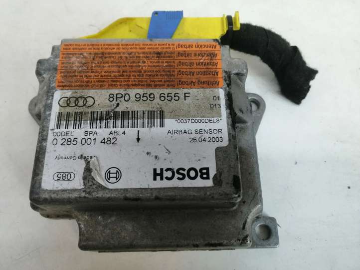 8P0959655F Audi A3 S3 8P Oro pagalvių valdymo blokas