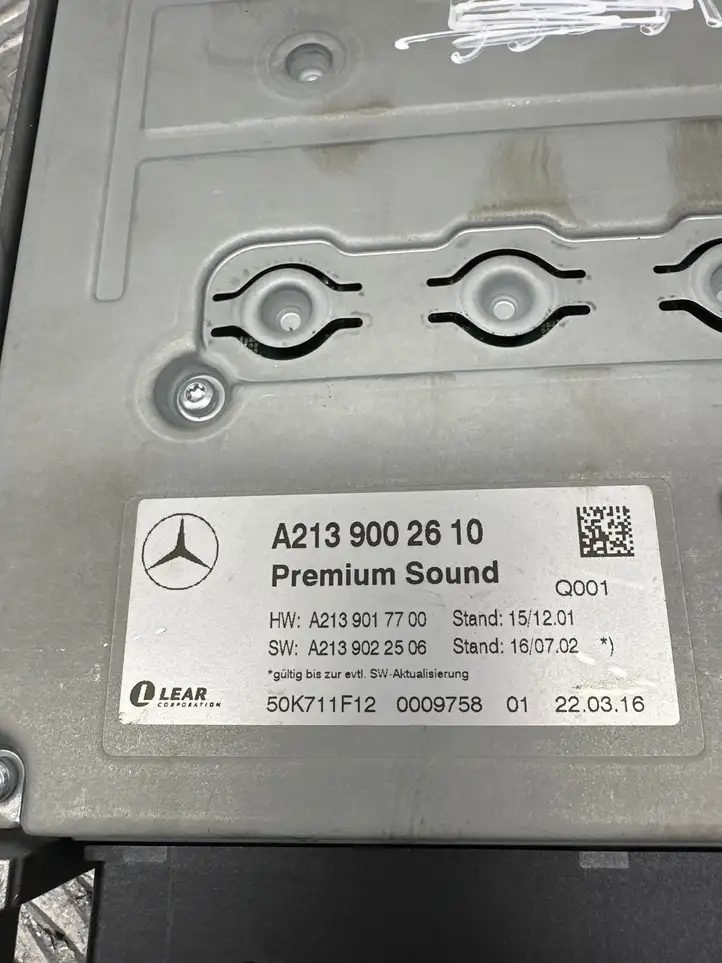 Mercedes-Benz E W213 (2016 - ) A2139002610 Комплект аудиосистемы — фото 6