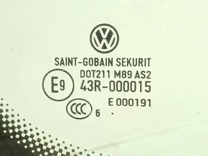 Volkswagen Transporter - Caravelle T6 (2015 - 2022) 7E1845332C Заднее боковое стекло — фото 2