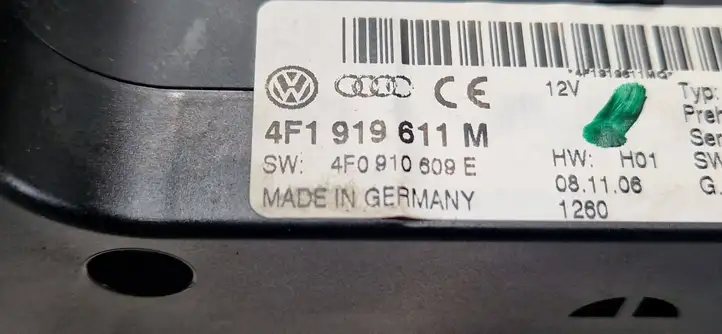 Audi A6 S6 C6 4F (2004 - 2008) 4F1919611M Контроллер мультимедийной системы — фото 6