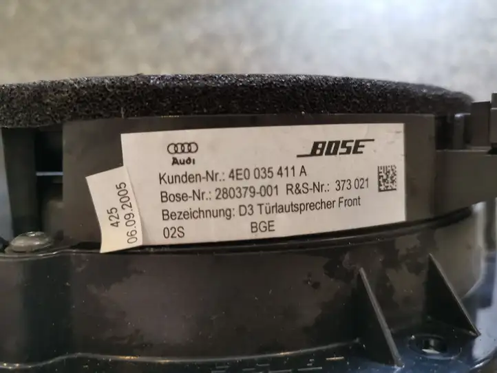 Audi A8 S8 D3 4E (2005 - 2007) 4E0035411A Комплект аудиосистемы — фото 2