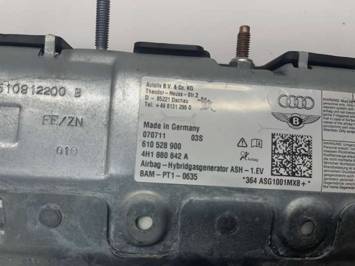 Audi A8 (2010 - 2014)  4H1880842A Подушка безопастности колен