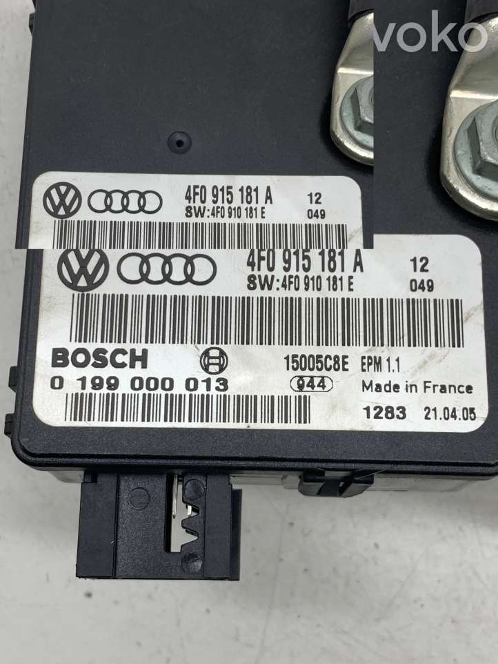 Audi A6 (2004 - 2008)  4F0915181A Блок управления питанием