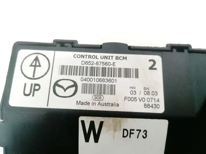 Mazda 2 (2007 - 2010) D65267560E Модуль комфорта — фото 2