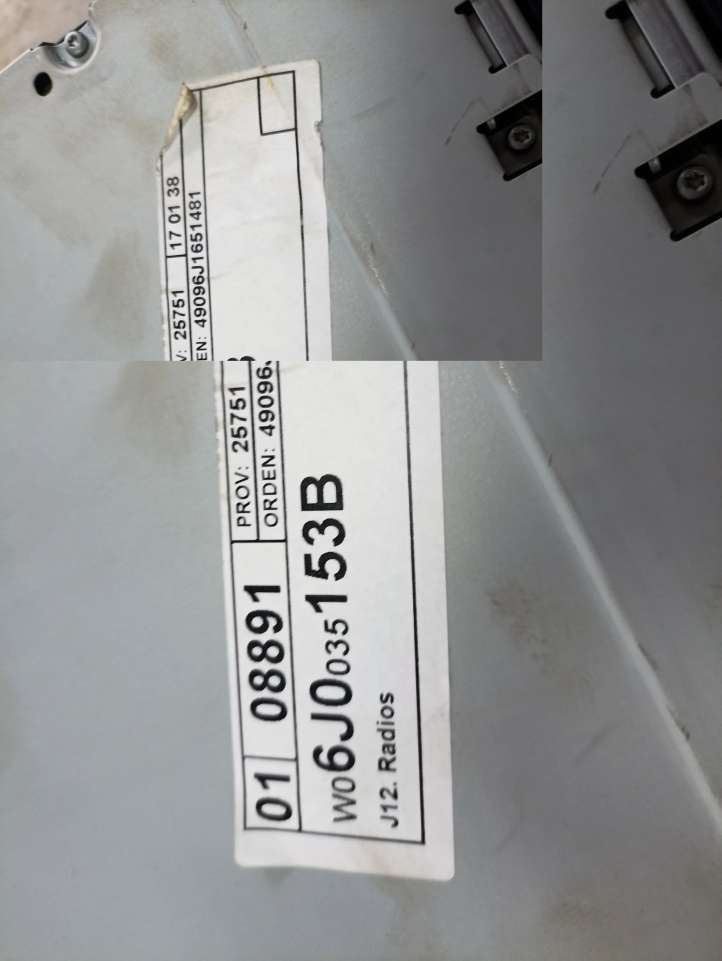 Seat Ibiza IV (6J,6P) (2008 - 2017)  W06J0035153B Блок управления HiFi audio