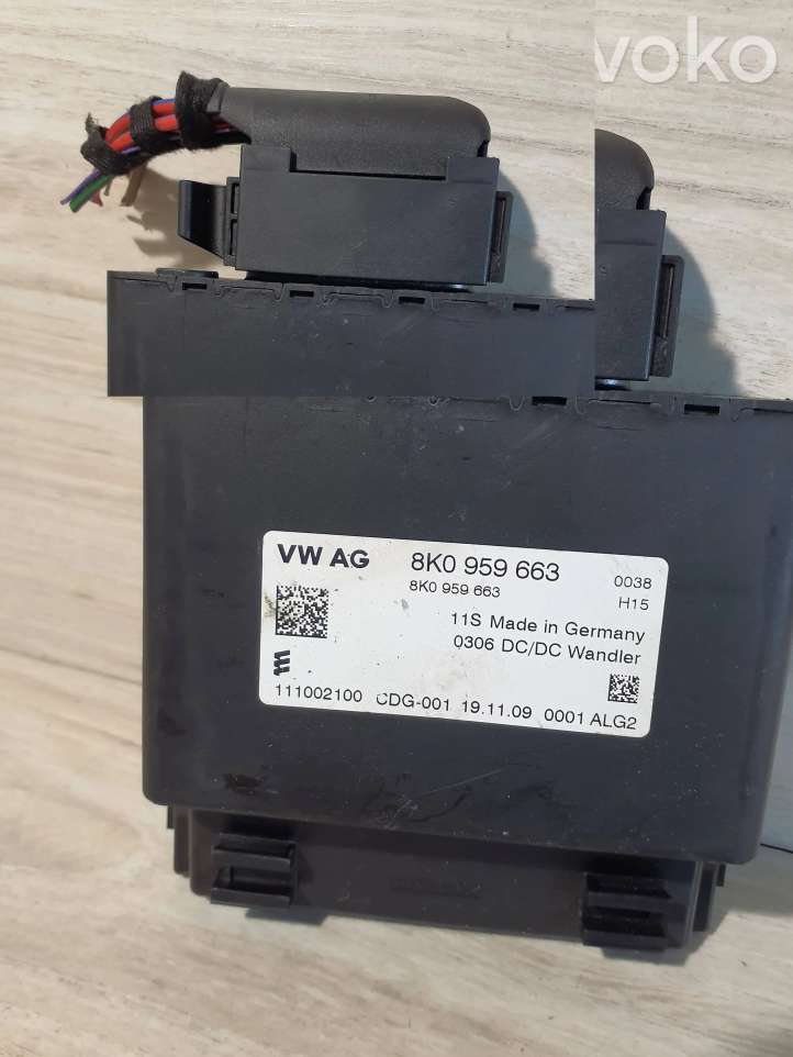 Audi A4 (2007 - 2011)  8K0959663 Блок управления питанием