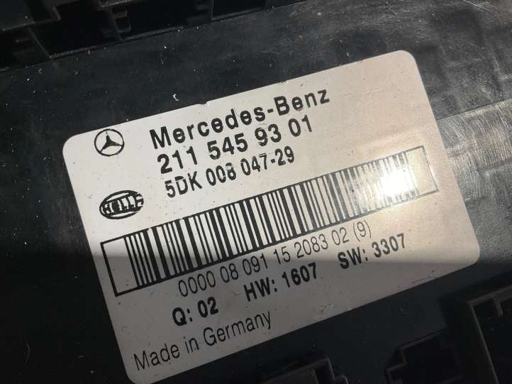 Mercedes-Benz E W211 (2002 - 2009)  2115459301 Блок управления SAM