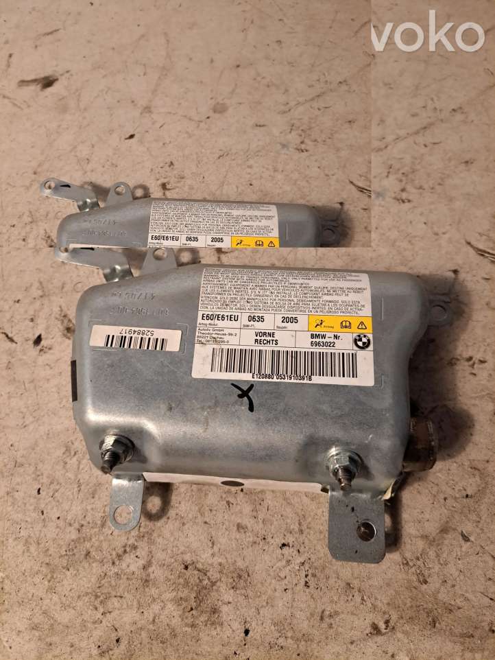 BMW 5 E60 E61 (2004 - 2010)  6963022 Подушка безопастности передней двери