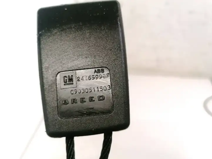 Opel Vectra C (2002 - 2005) 24465998F Замок заднего ремня — фото 3