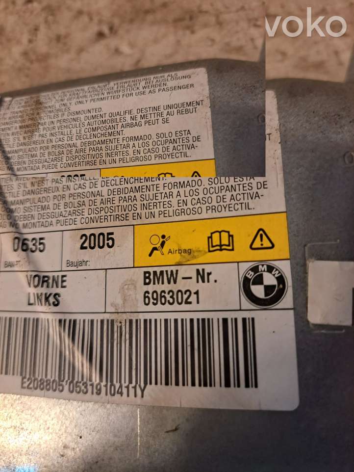 BMW 5 E60 E61 (2004 - 2010)  6963021 Подушка безопастности передней двери