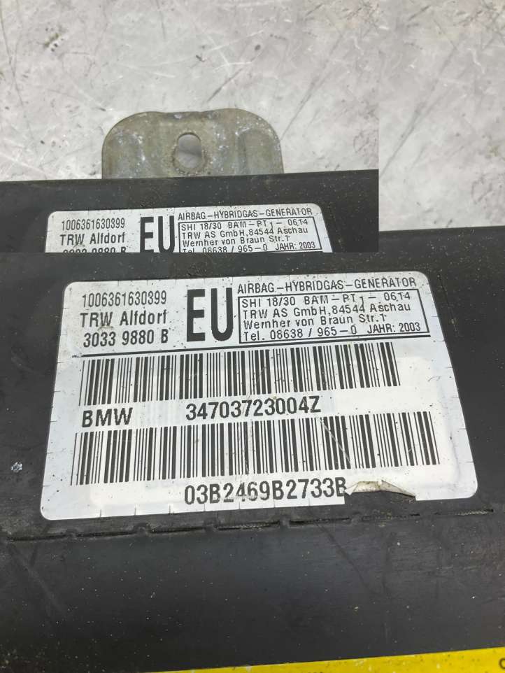 BMW 3 E46 (1998 - 2005)  34703723004Z Подушка безопастности передней двери