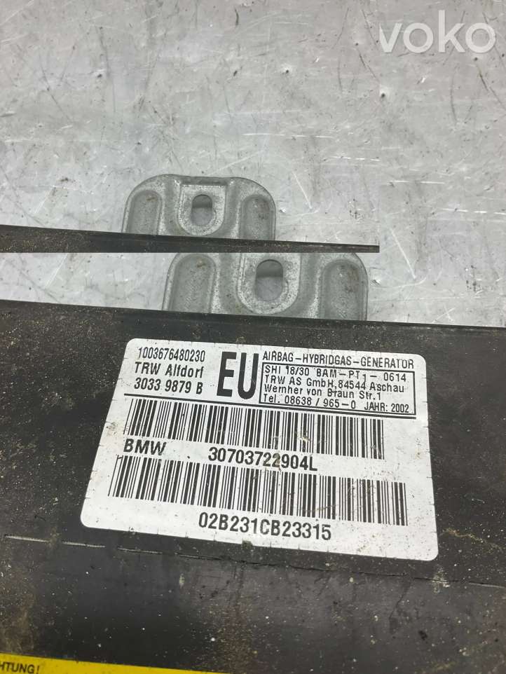 BMW 3 E46 (1998 - 2005)  30703722904L Подушка безопастности передней двери