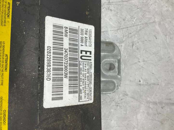 BMW 3 E46 (1998 - 2005)  34703723003W Подушка безопастности передней двери