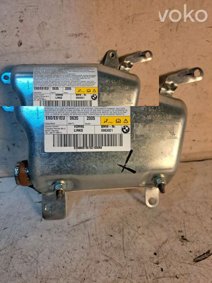 BMW 5 E60 E61 (2004 - 2010)  6963021 Подушка безопастности передней двери
