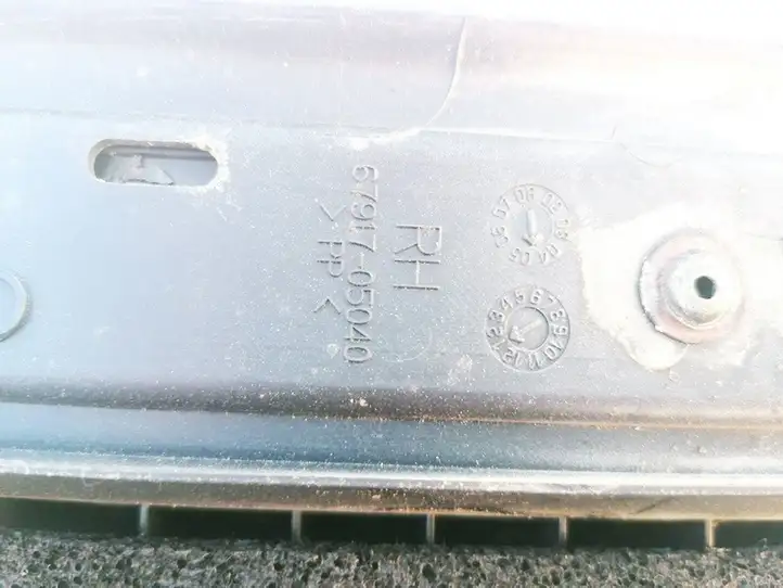 Toyota Avensis T250 (2003 - 2006) 6791705040 Внутренняя отделка заднего порога — фото 3