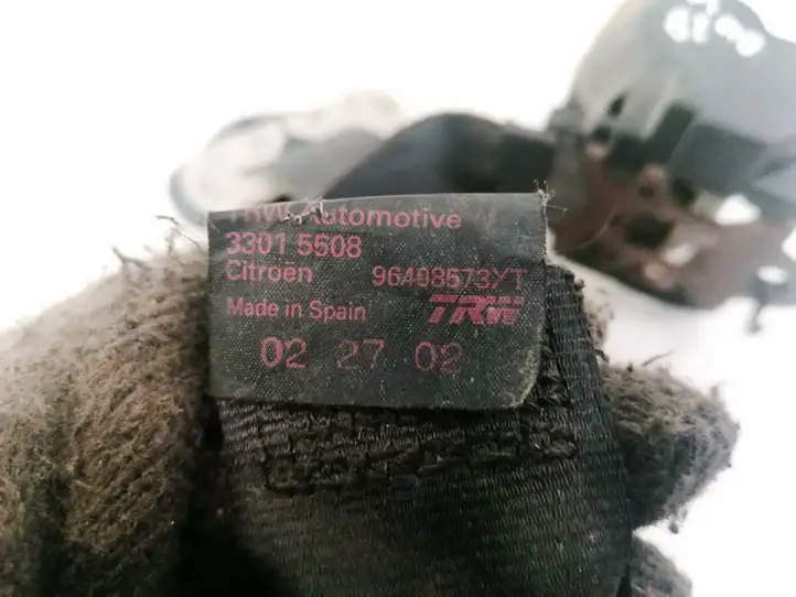 Citroen C3 (2002 - 2009) 96408573XT Задний ремень безопасности — фото 3