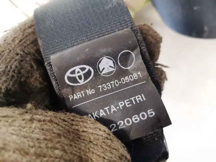 Toyota Avensis T250 (2006 - 2009) 77337005081 Задний ремень безопасности — фото 3