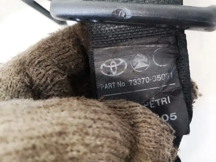 Toyota Avensis T250 (2003 - 2006) 7337005081 Задний ремень безопасности — фото 3
