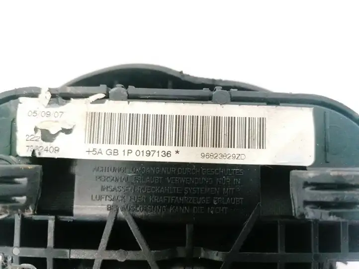 Citroen C4 (2004 - 2008) 96823829ZD Подушка безопасности руля — фото 3