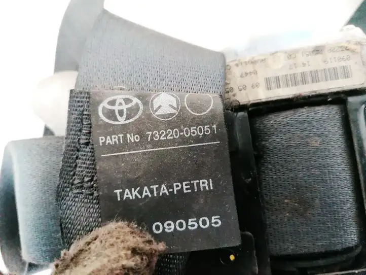 Toyota Avensis T250 (2003 - 2006) 7322005051 Передний ремень безопасности — фото 3