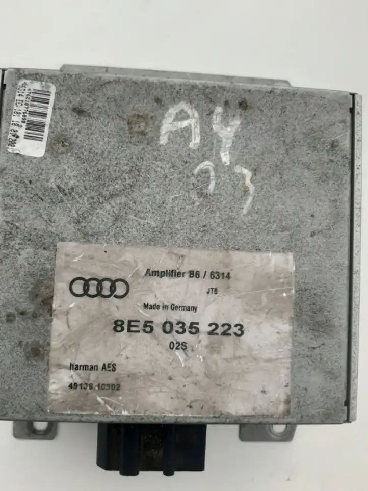 Audi A4 S4 B6 8E 8H (2000 - 2006) 8E5035223 Усилитель звука — фото 1