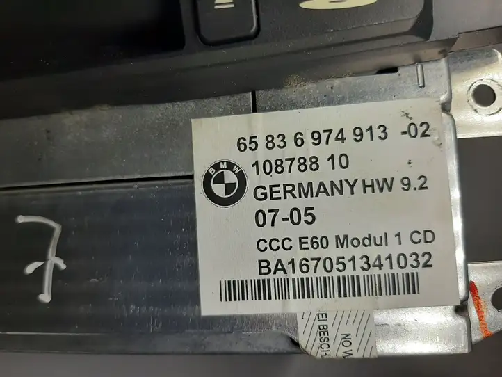BMW 5 E60 E61 (2004 - 2010) 6974913 Магнитола / мультимедийная система — фото 6