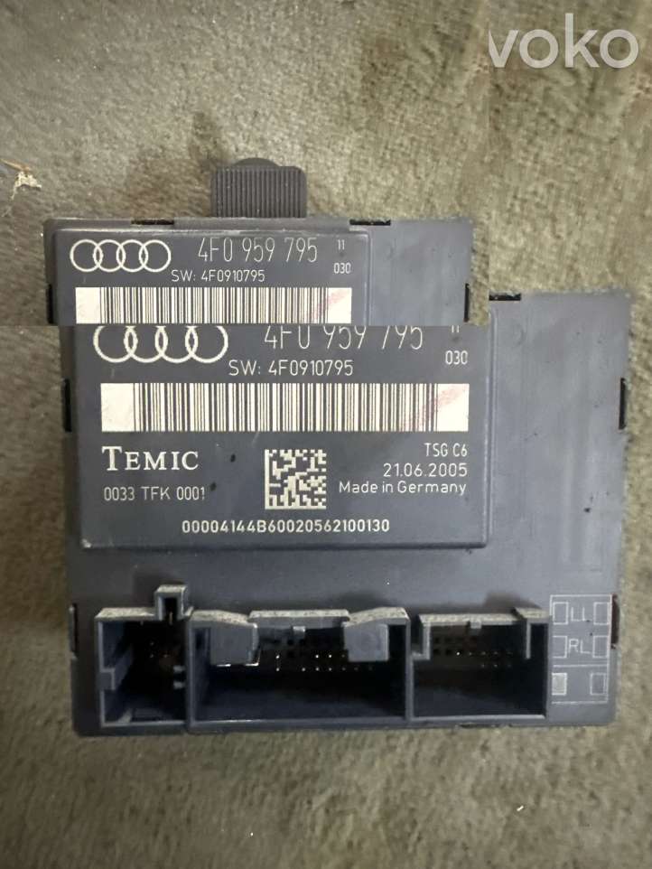 Audi A6 (2004 - 2008)  4F0959795 Модуль кузова
