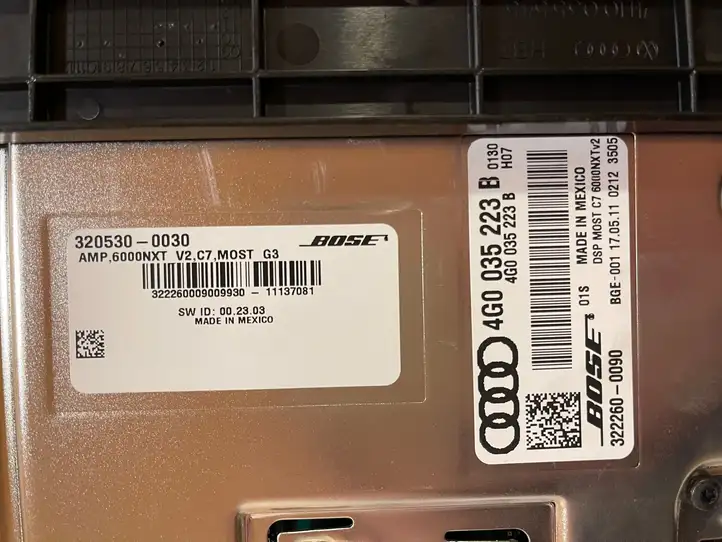 Audi A8 S8 D4 4H (2010 - 2014) 4G0035223B Усилитель звука — фото 3