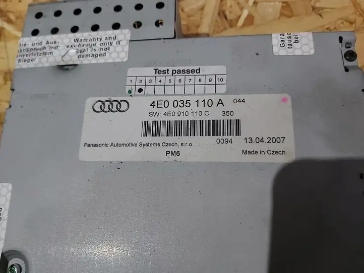 Audi A6 S6 C6 4F (2008 - 2011) AE0035110A CD/DVD чейнджер — фото 4
