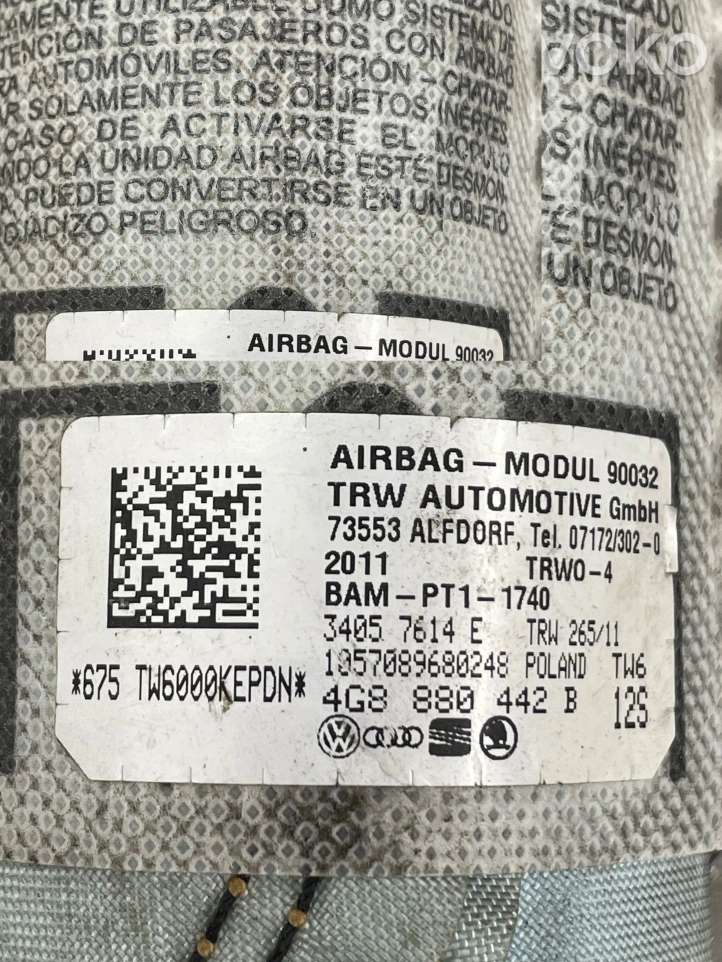 Audi A6 (2011 - 2014)  4G8880442B Боковая подушка безопастности (стойка)
