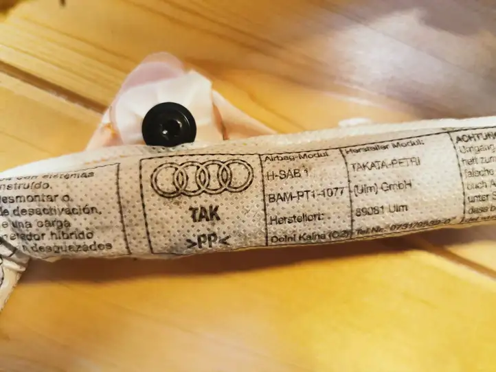 Audi A4 S4 B7 8E 8H (2004 - 2009) 8E9880741B Боковая подушка безопасности шторка — фото 2
