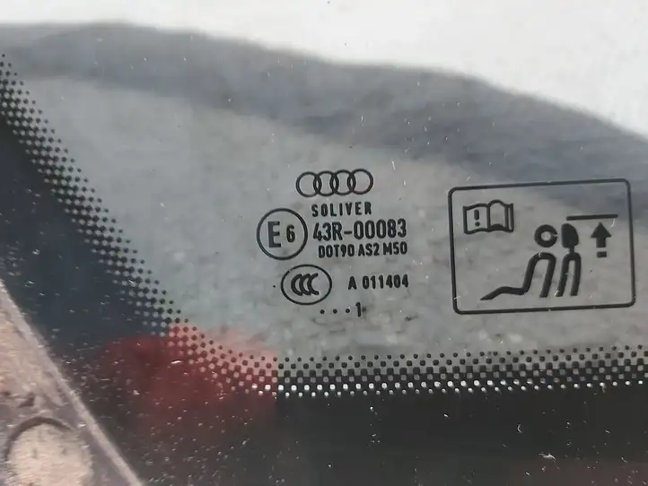 Audi A8 S8 D4 4H (2010 - 2014) 43R00083 Заднее боковое стекло — фото 2