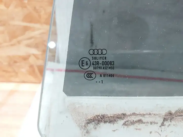 Audi A8 S8 D4 4H (2010 - 2014) 4H4845205 Стекло задней двери — фото 2