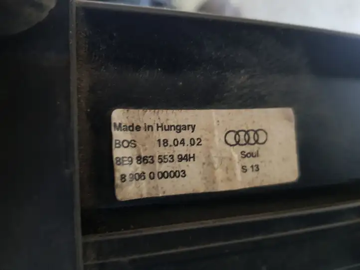 Audi A4 S4 B7 8E 8H (2004 - 2009) 8E986355394H Шторка — фото 3