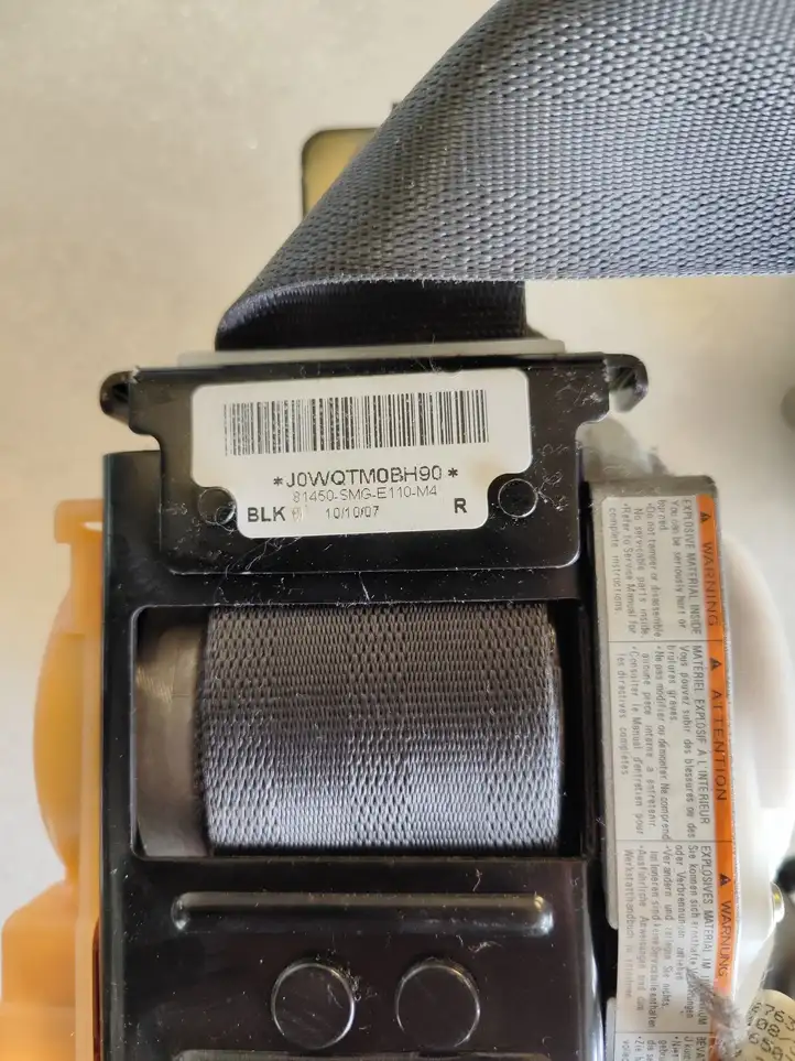 Honda Civic (2006 - 2011) 81450SMGE110M4 Передний ремень безопасности — фото 3