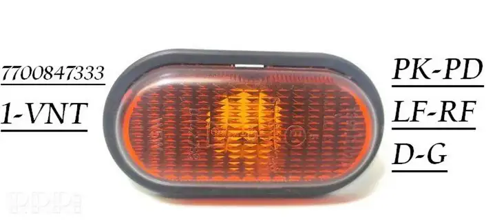 Opel Movano A (1998 - 2010) 7700847333 Поворотный фонарь крыла — фото 1
