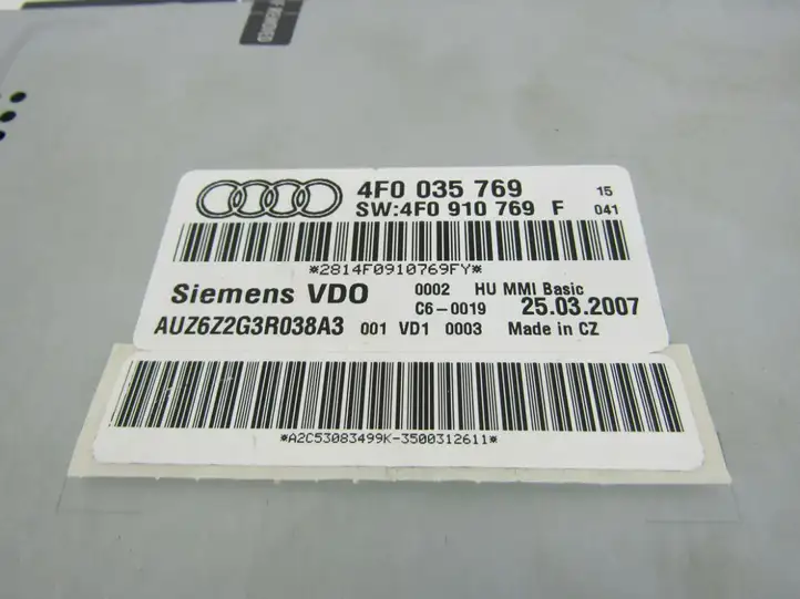 Audi A6 S6 C6 4F (2004 - 2008) CD/DVD чейнджер — фото 2