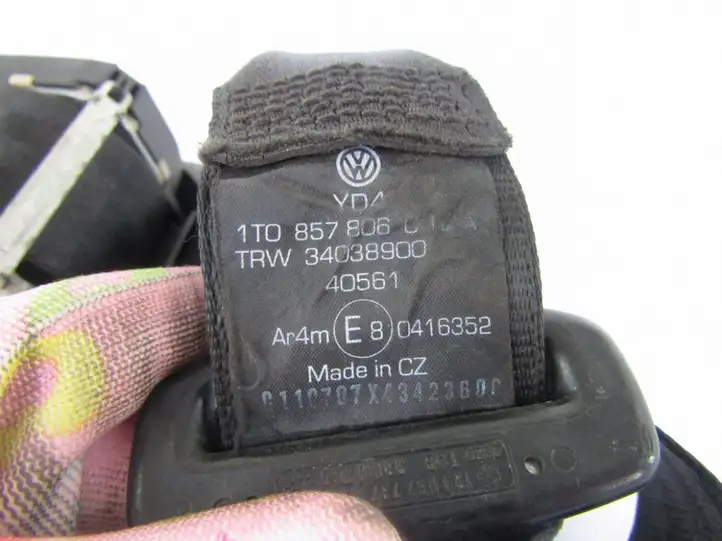 Volkswagen Touran I (2003 - 2010) Задний ремень безопасности — фото 1