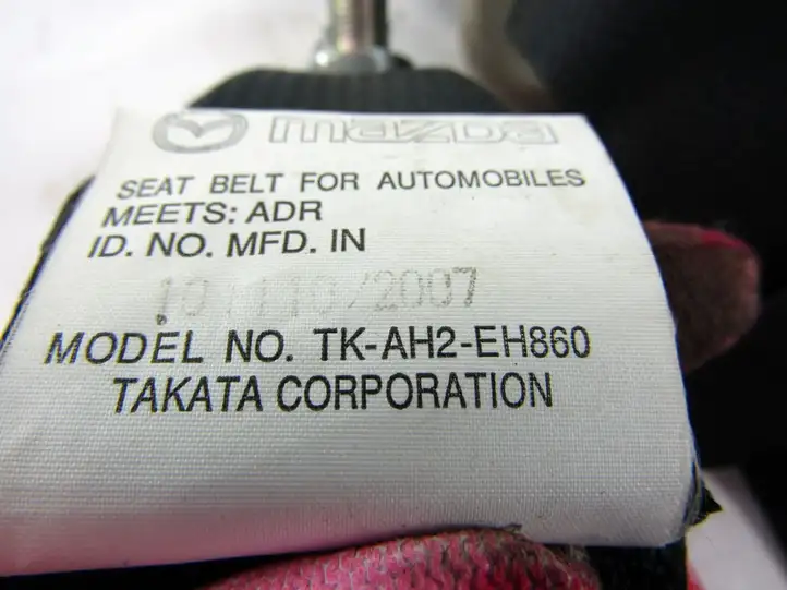 Mazda 6 (2005 - 2007) Передний ремень безопасности — фото 2