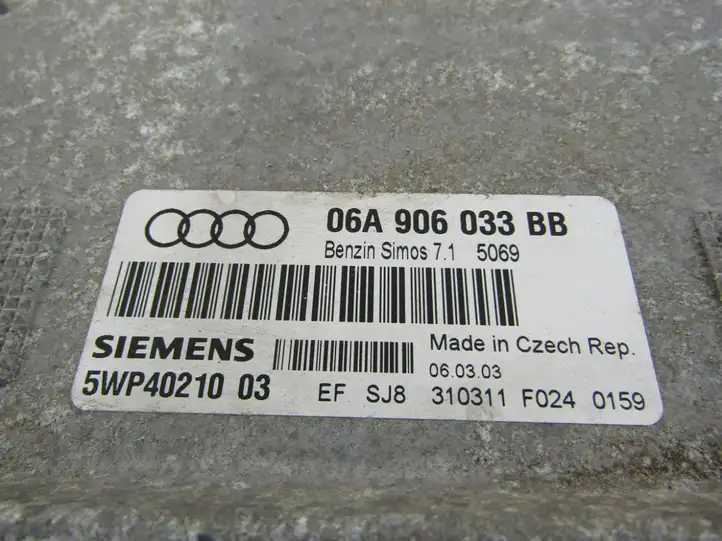 Audi A3/S3 8L (2000 - 2003) Блок управления двигателем (ЭБУ) — фото 5