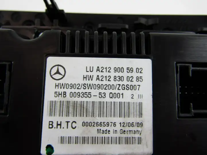 Mercedes-Benz E W212 (2009 - 2016) Блок управления климат-контролем — фото 6