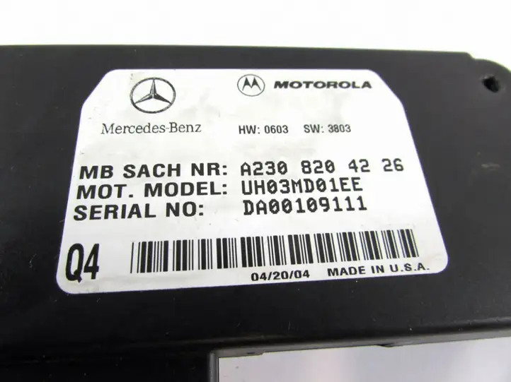 Mercedes-Benz ML W163 (1997 - 2005) Прочие блоки управления — фото 2