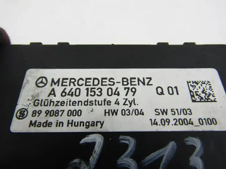 Mercedes-Benz A W169 (2004 - 2012) Реле накала свечей — фото 5
