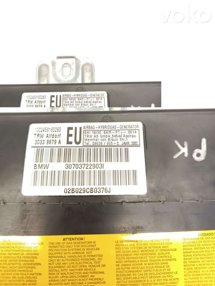 BMW 3 E46 (1998 - 2005)  30703722903 Подушка безопастности передней двери