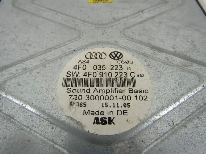 Audi A6 S6 C6 4F (2004 - 2008) Усилитель звука — фото 4