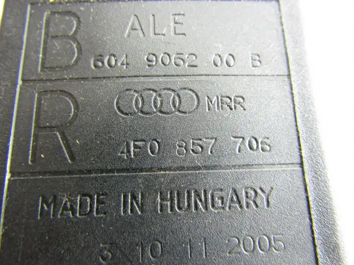Audi A6 S6 C6 4F (2004 - 2008) Передний ремень безопасности — фото 4