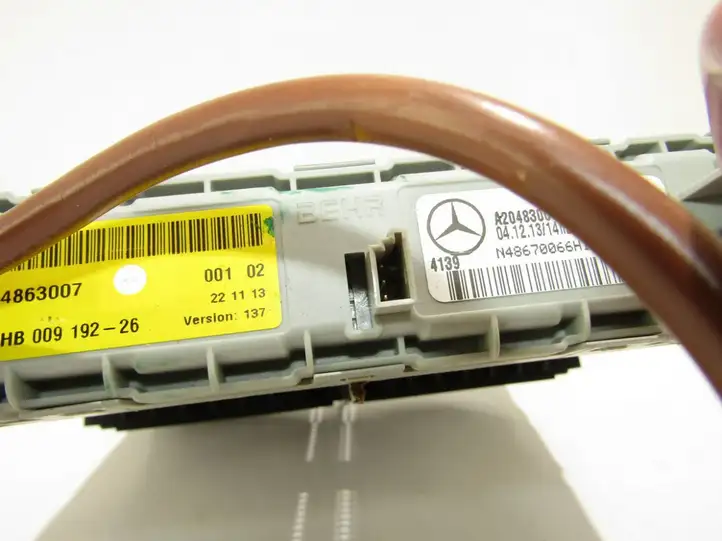 Mercedes-Benz C W204 (2007 - 2014) Электрический отопитель салона — фото 5